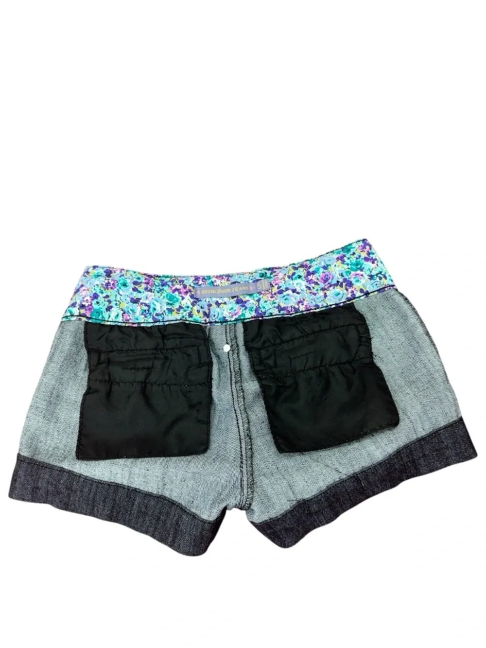 Women’s black Denim-Style Shorts